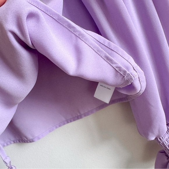 REBECCA MINKOFF • Penelope Ruffle Blouse in Lilac - Picture 6 of 14